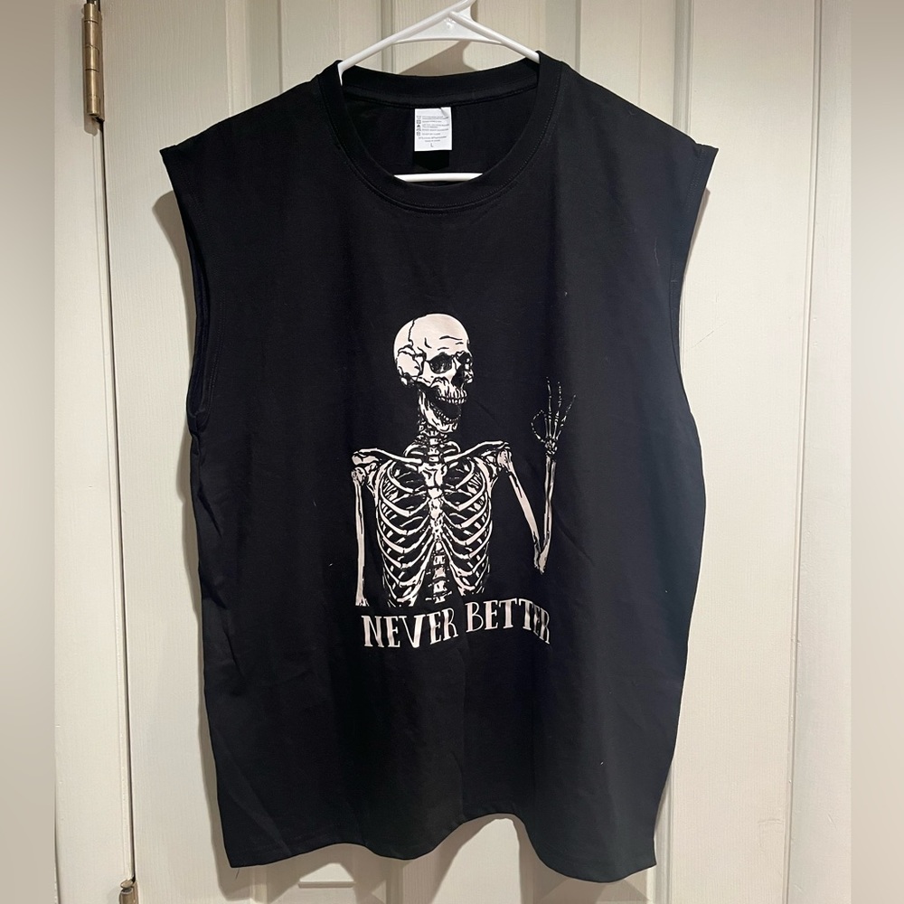 Never better skeleton tank top